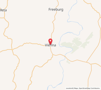 Map of Vienna, Missouri