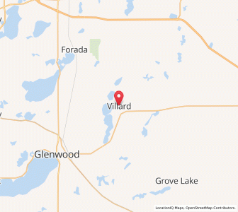 Map of Villard, Minnesota