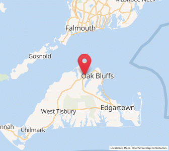 Map of Vineyard Haven, Massachusetts