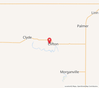 Map of Vining, Kansas