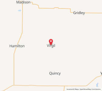 Map of Virgil, Kansas