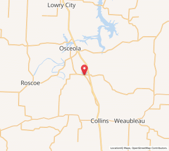 Map of Vista, Missouri