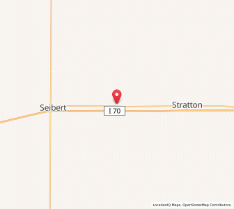 Map of Vona, Colorado