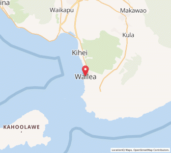 Map of Wailea, Hawaii