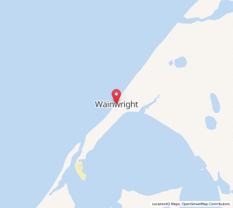 Map of Wainwright, Alaska