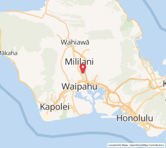 Map of Waipio, Hawaii