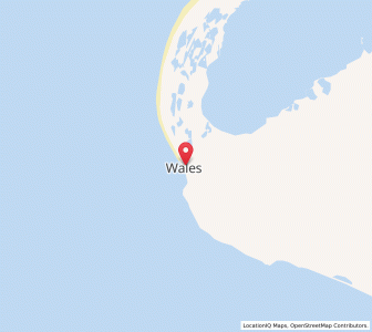 Map of Wales, Alaska