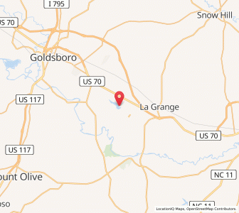 Map of Walnut Creek, North Carolina