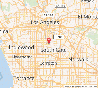 Map of Walnut Park, California