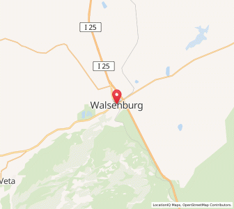 Map of Walsenburg, Colorado