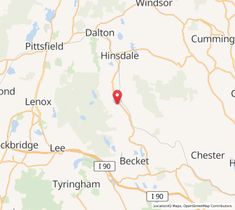 Map of Washington, Massachusetts