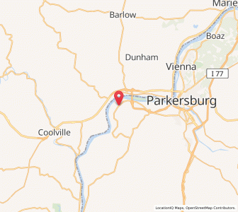 Map of Washington, West Virginia