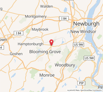 Map of Washingtonville, New York
