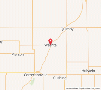 Map of Washta, Iowa