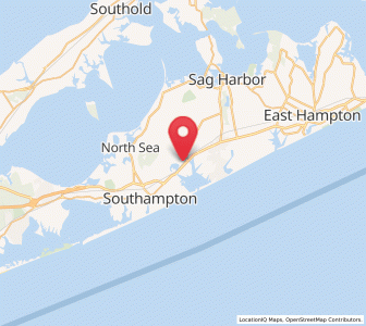 Map of Water Mill, New York