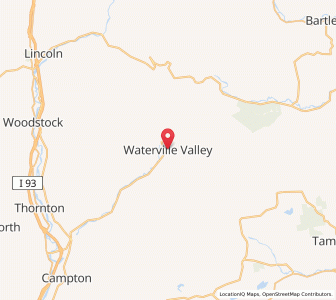 Map of Waterville Valley, New Hampshire
