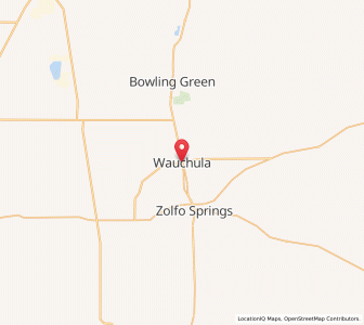 Map of Wauchula, Florida