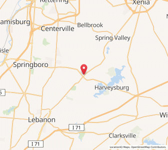 Map of Waynesville, Ohio