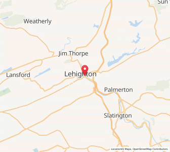 Map of Weissport, Pennsylvania