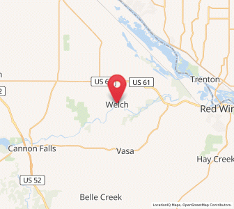 Map of Welch, Minnesota