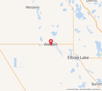 Map of Wendell, Minnesota