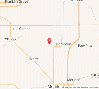 Map of West Brooklyn, Illinois