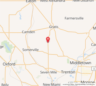 Map of West Elkton, Ohio