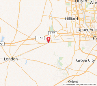 Map of West Jefferson, Ohio