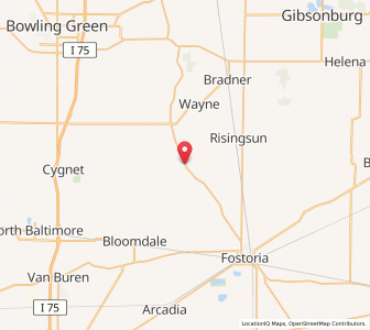 Map of West Millgrove, Ohio