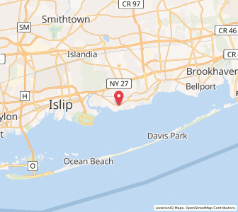 Map of West Sayville, New York