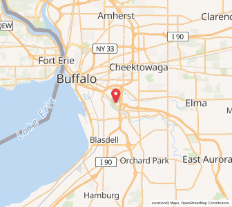 Map of West Seneca, New York