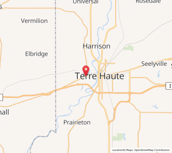 Map of West Terre Haute, Indiana
