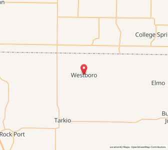 Map of Westboro, Missouri