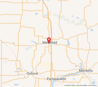 Map of Westfield, Wisconsin