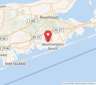 Map of Westhampton, New York