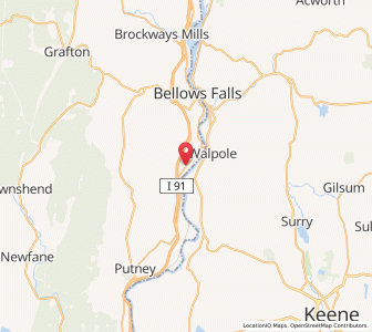 Map of Westminster, Vermont