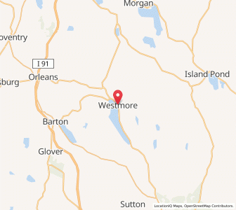 Map of Westmore, Vermont