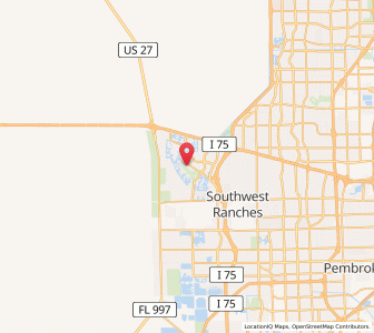 Map of Weston, Florida