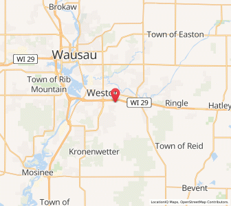Map of Weston, Wisconsin