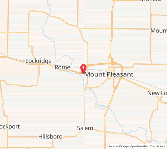 Map of Westwood, Iowa