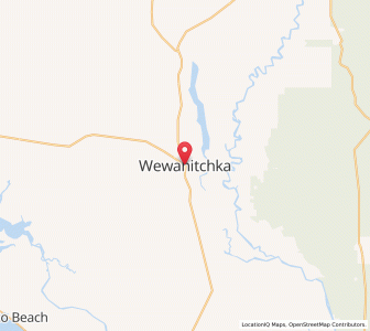 Map of Wewahitchka, Florida