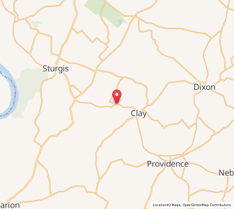 Map of Wheatcroft, Kentucky