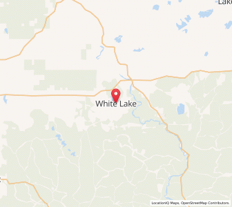 Map of White Lake, Wisconsin