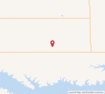 Map of White Shield, North Dakota