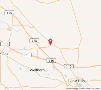 Map of White Springs, Florida