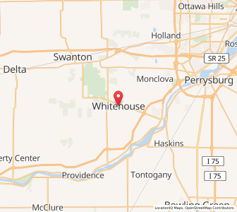 Map of Whitehouse, Ohio