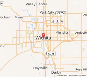 Map of Wichita, Kansas