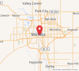 Map of Wichita, Oklahoma