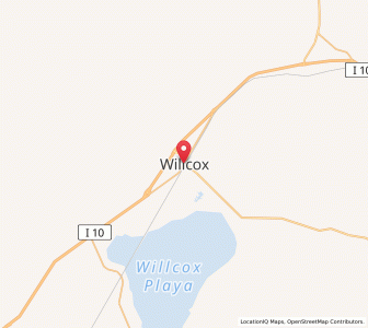 Map of Willcox, Arizona