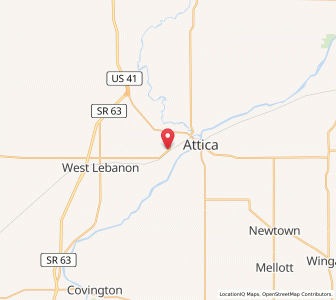 Map of Williamsport, Indiana